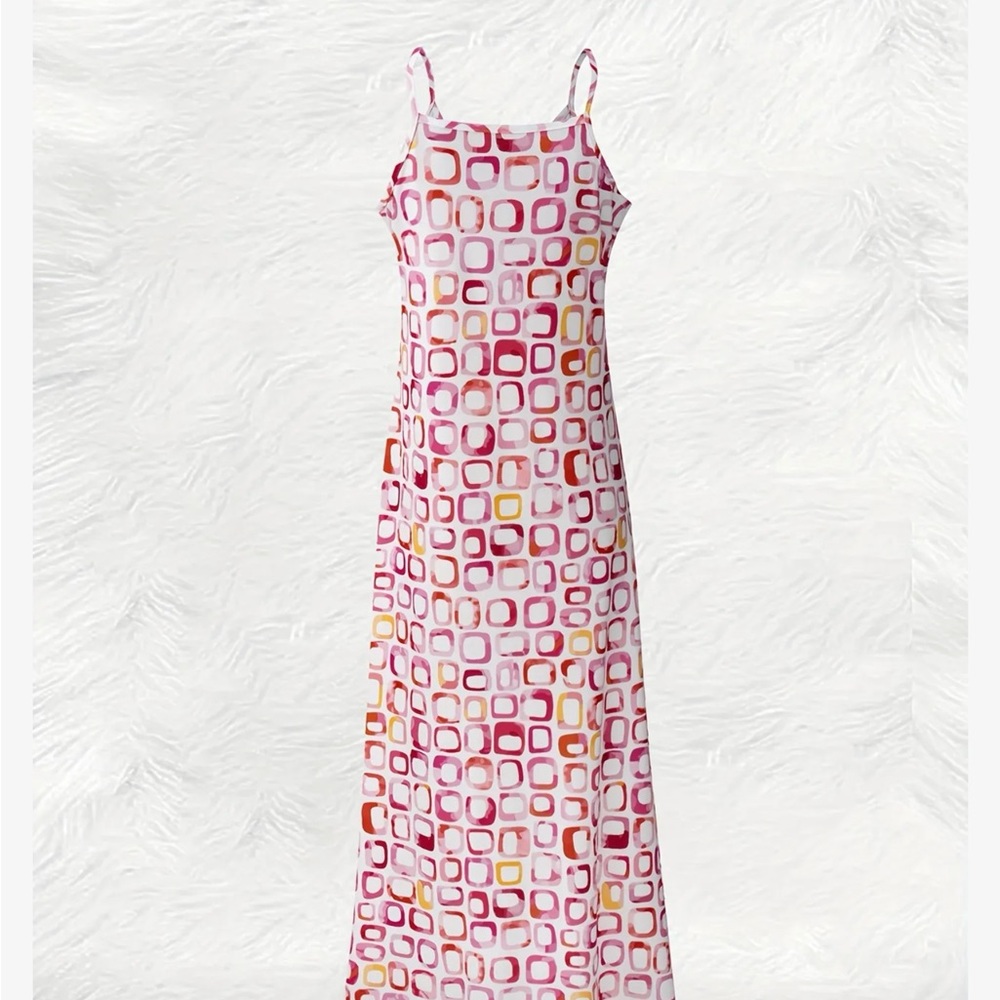 Colorful Geometric Maxi Dress - Picture 2 of 6